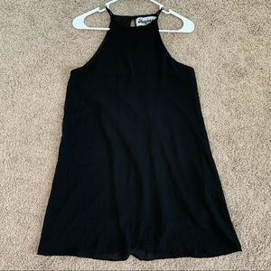 NWOT Meghan LA Black Halter Top